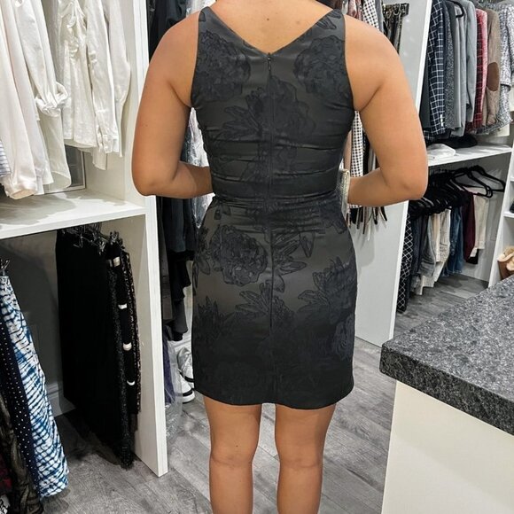 Dress the Population Black Sheer Dress $249 - Picture 7 of 11